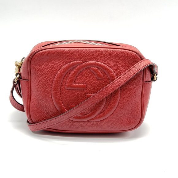Gucci Disco Soho Camera Leather Crossbody Bag